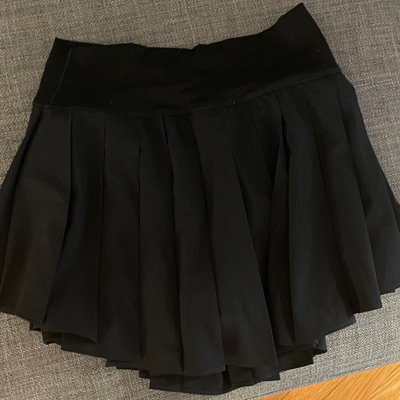 Aerie Black Pleated Skort - Picture 1 of 3